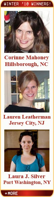 Winter 2010 Contest Winners!   Corinne Mahoney   Lauren Leatherman    freelance writing rates per hour
