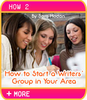 How To Start a Writers' Group in Your Area
