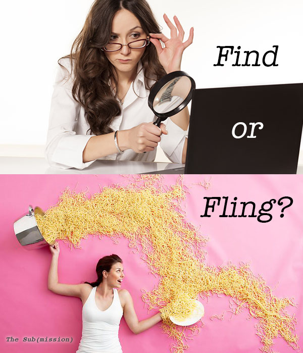 The Sub(mission): Find or Fling? Figuring Out Where to Submit Your Writing by Chelsey Clammer