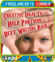 Creative Ideas To Get Pantsers Over A Writer's Block Wall - A Baker's Doxen of Non-Plotter Ideas - by author Beth Daniels