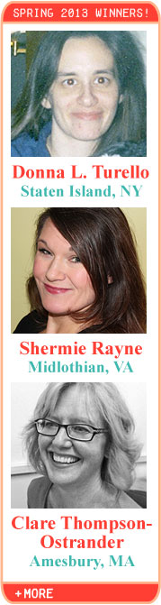 Spring 2013 Flash Fiction Contest Winners!