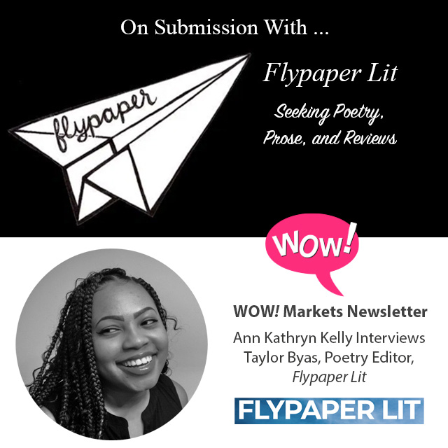 On Submission with Flypaper Lit - Interview with Poetry Editor Taylor Byas