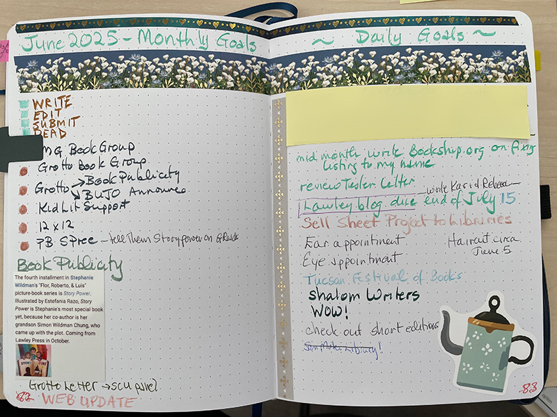 Bullet Journal Goals