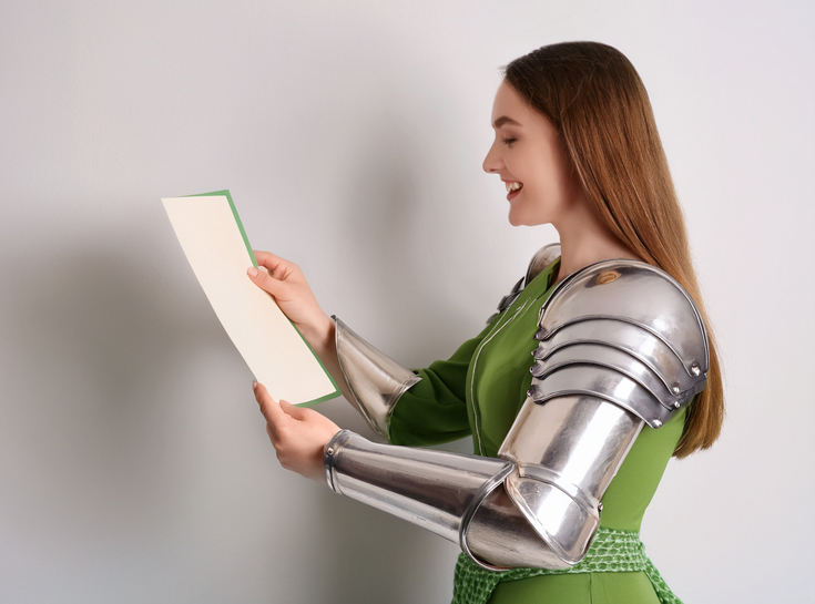 Submit your writing a lot and build your armor