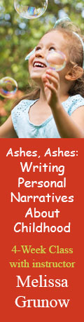 Writing Personal Narratives About Childhood - 4 week class with Melissa Grunow