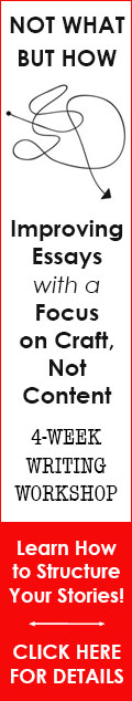 Not What, But How: Improving Essays with a Focus on Craft, Not Content - 4 week writing workshop with Chelsey Clammer