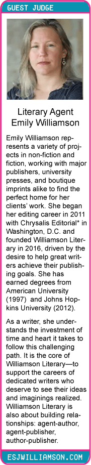 WOW! Flash Fiction Contest Guest Judge - Literary Agent Emily Williamson with Williamson Literary Agency