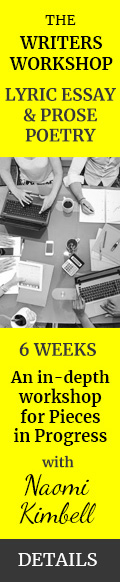 The Writers Workshop - Lyric Essay and Prose Poetry: An in-depth workshop for pieces in progress