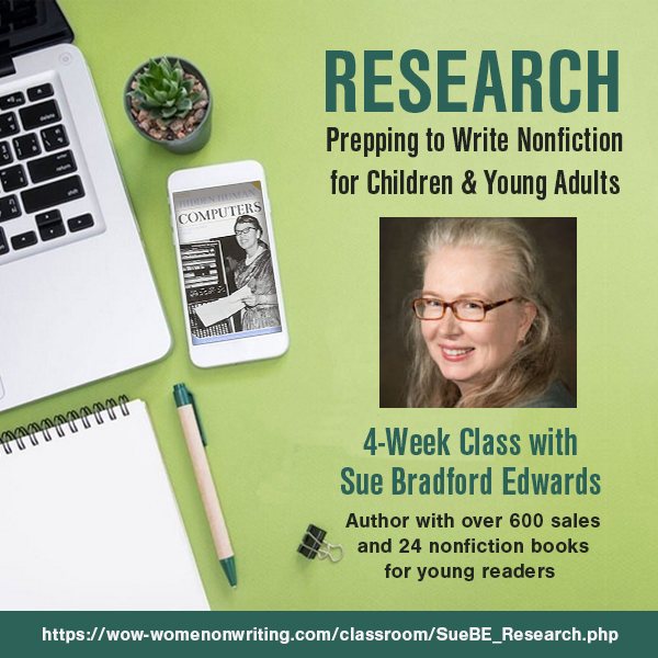 Research - Prepping to Write Nonfiction for Children and Young Adults